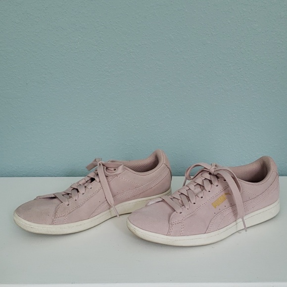 Puma Shoes - Puma Pink Suede Sneakers